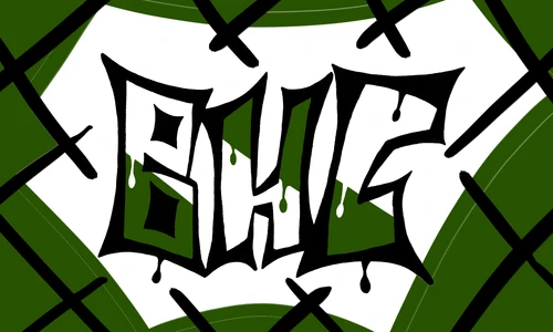 Grafittientwurf für Garagentor